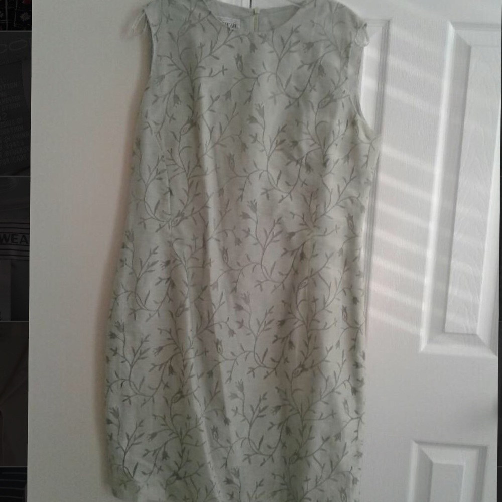 Ice Green Sheath Mini Dress Jones New York Size XL